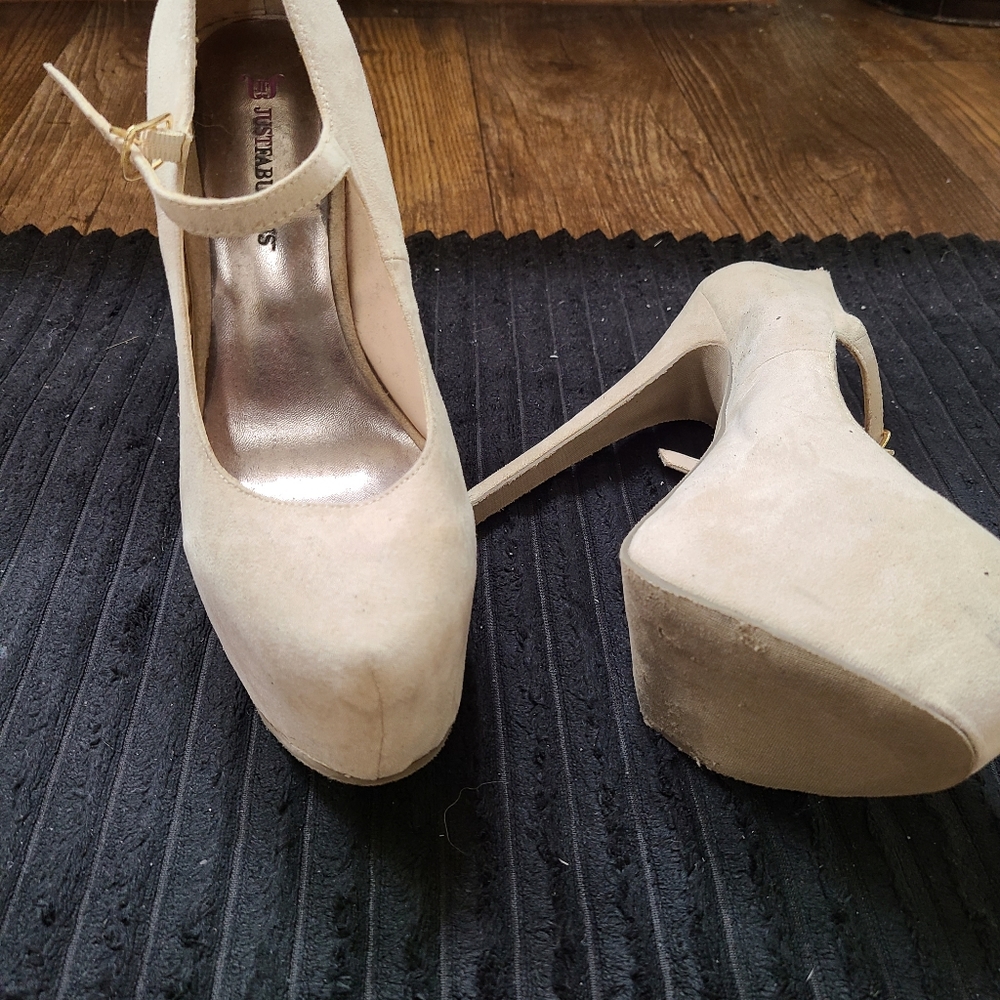 JustFab platform heels